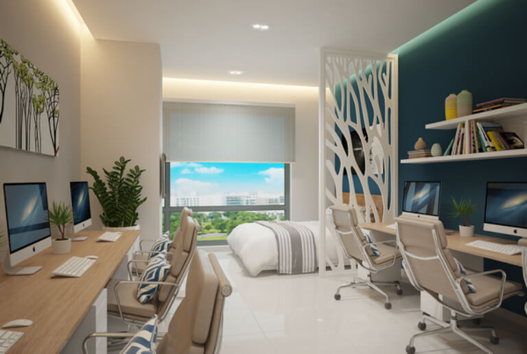 Cho thuê căn hộ kết hợp văn phòng | Officetel Golden King Phú Mỹ Hưng Quận 7